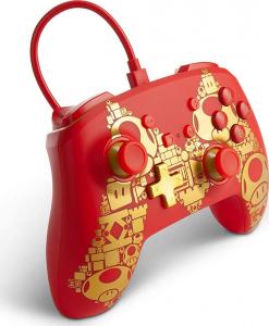 Pad PowerA przewodowy Super Mario Golden M (1516987-01) 4