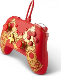 Pad PowerA przewodowy Super Mario Golden M (1516987-01) 6