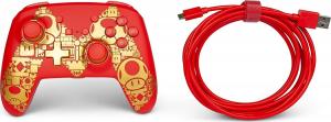 Pad PowerA przewodowy Super Mario Golden M (1516987-01) 10
