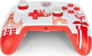 Pad PowerA przewodowy Mario Red & White (1519186-01) 5