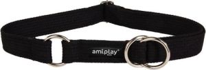 Ami Play Obroża półzaciskowa Cotton XL 34-55 [b] x 3cm Czarny 1