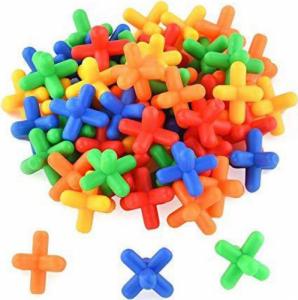 Retoo KLOCKI KONSTRUKCYJNE SŁOMKI PATYCZKI ZESTAW 400 EL 14