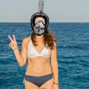 Retoo Maska Do Nurkowania Składana Pełnotwarzowa S/M 2