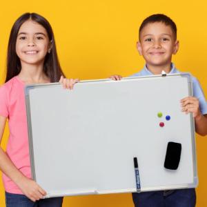 Retoo TABLICA SUCHOŚCIERALNA MAGNETYCZNA BIAŁA 60x45 cm 6