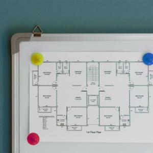 Retoo TABLICA SUCHOŚCIERALNA MAGNETYCZNA BIAŁA 60x45 cm 8