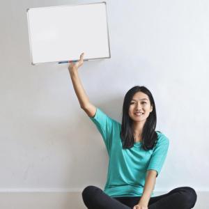 Retoo TABLICA SUCHOŚCIERALNA MAGNETYCZNA BIAŁA 60x45 cm 10