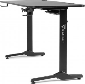 Biurko SENSE7 Nomad Basic czarne 140cm x 60cm 4