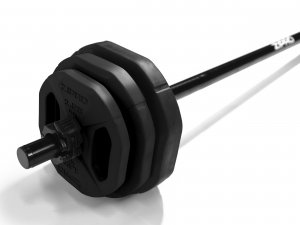 Zipro Sztanga Body Pump Black z zestawem obciążeń 20 kg 8