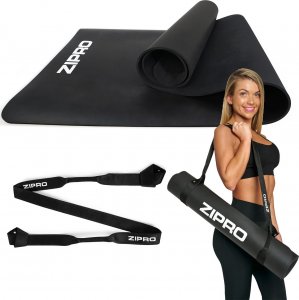 Zipro Mata Natural Rubber 183x61x0,6 cm z paskiem do jogi 10