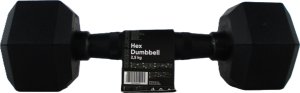 Zipro ‎Hantel Hex gumowany 1 x 2.5 kg 7