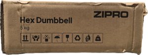 Zipro hantel HEX gumowany 1 x 5 kg 9