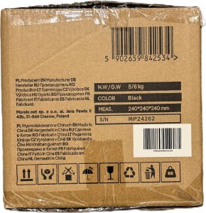 Zipro hantel HEX gumowany 1 x 12.5 kg 9