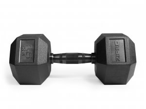 Zipro hantel HEX gumowany 1 x 15 kg 2