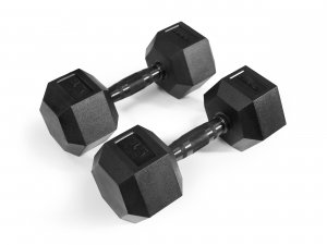 Zipro hantel HEX gumowany 1 x 15 kg 3