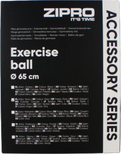 Zipro Piłka gimnastyczna Anti-Burst 65 cm szara 5