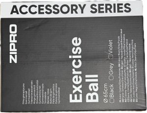 Zipro Piłka gimnastyczna Anti-Burst 65 cm fioletowa 6