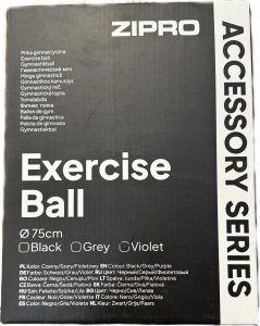 Zipro Piłka gimnastyczna Anti-Burst 75 cm fioletowa 6