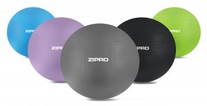 Zipro Piłka gimnastyczna Anti-Burst Premium 65 cm szara 3