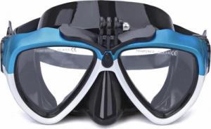 Aloma Zestaw do nurkowania i snorkelingu WT-2 składający się z maski i fajki do nurkowania, z systemem mocowania kamer GoPro Hero 10,9,8,7,6,5, SJCAM, Osmo Action 2