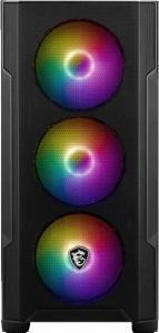 Obudowa MSI MAG Forge M100R ARGB czarna (306-7G20R21-809) 3