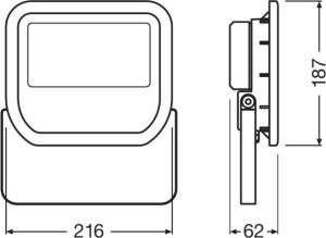 Osram Floodlight LED Biała IP65 2