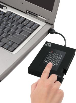 Dysk zewnętrzny HDD Apricorn Aegis Fortress 2TB Czarny (A25-3PL256-2000F) 2