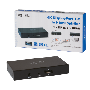LogiLink Splitter DisplayPort - 2x HDMI (CV0093) 1