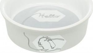 Trixie Miska, dla królika, ceramiczna, 240 ml/? 11 cm, z nadrukiem (TX-60736) 1