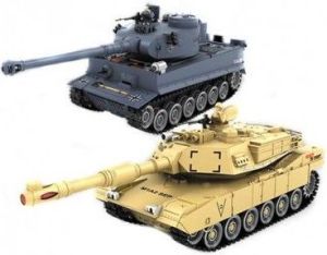 Gimmik Zestaw wzajemnie walczących czołgów PK German Tiger i Abrams M1A2 (UF/99822) 1
