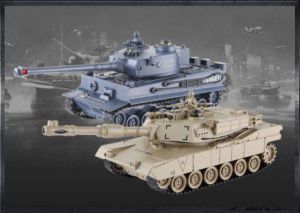 Gimmik Zestaw wzajemnie walczących czołgów M1A2 Abrams i German Tiger v2 (UF/99827) 1