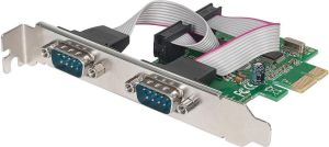 Kontroler Manhattan PCIe x1 - 2x Port szeregowy DB9 (152082) 1