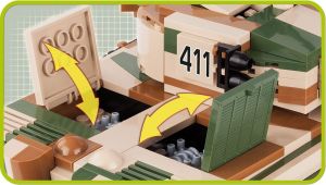 Cobi Armia Tiger PzKpfw VI Ausf. E - Czołg niemiecki (2487) 12