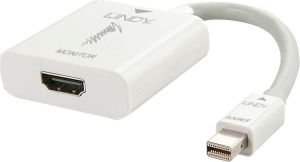 Adapter AV Lindy DisplayPort Mini - HDMI biały (41069) 1