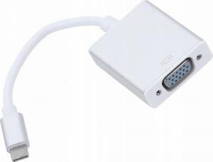 Adapter USB Pawonik USB-C - VGA Biały  (JL-CV01) 1