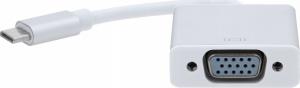 Adapter USB Pawonik USB-C - VGA Biały  (JL-CV01) 3