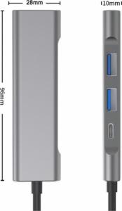 Stacja/replikator Pawonik USB-C (JL-CX04) 4