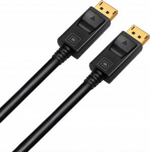 Kabel Pawonik DisplayPort - DisplayPort 2m czarny 2