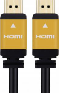 Kabel Pawonik HDMI - HDMI 2m żółty (221) 1