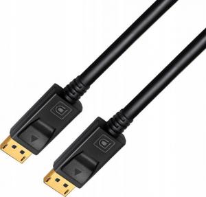 Kabel Pawonik DisplayPort - DisplayPort 1m czarny 3
