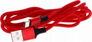 Kabel USB Pawonik USB-A - USB-C 1.5 m Czerwony (184) 2
