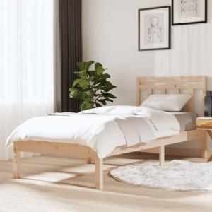 vidaXL vidaXL Rama łóżka, lite drewno, 90x190 cm, 3FT, pojedyncza 1