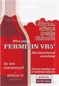 Browin Drożdże winiarskie suszone gorzelnicze Fermivin 7g 1