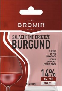 Browin Drożdże winiarskie w płynie gorzelnicze Burgund 20 ml 1