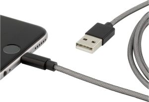 Kabel USB Ansmann USB-A - Lightning 1 m Szary (1700-0045) 3