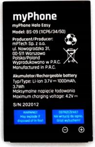 Bateria myPhone Bateria myPhone HALO EASY BS-09 - AKGAKMYPBQS2P011 1
