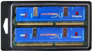 Pamięć Kingston 2GB (2x1GB) HyperX DDR2 800 Ultra Low-Latency CL3 (3-3-3-10) KHX6400D2ULK2/2G 1