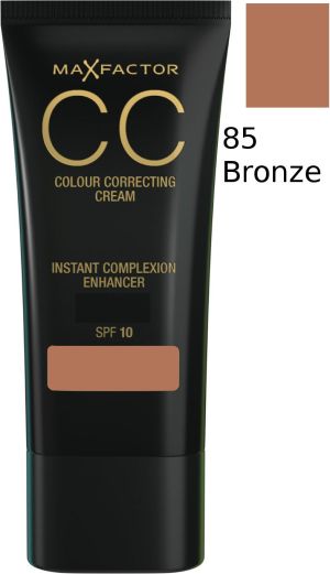 MAX FACTOR CC Colour Correcting Cream SPF10 krem korygujący koloryt skóry 85 Bronze 30ml 1