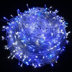 Lampki choinkowe 100 LED niebieskie 2