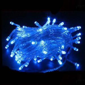 Lampki choinkowe 100 LED niebieskie 3
