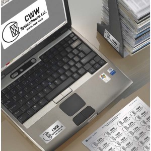 Avery Zweckform etykiety 45.7mm x 21.2mm, A4, srebrne, 48 etykiet (L6009-20) 3